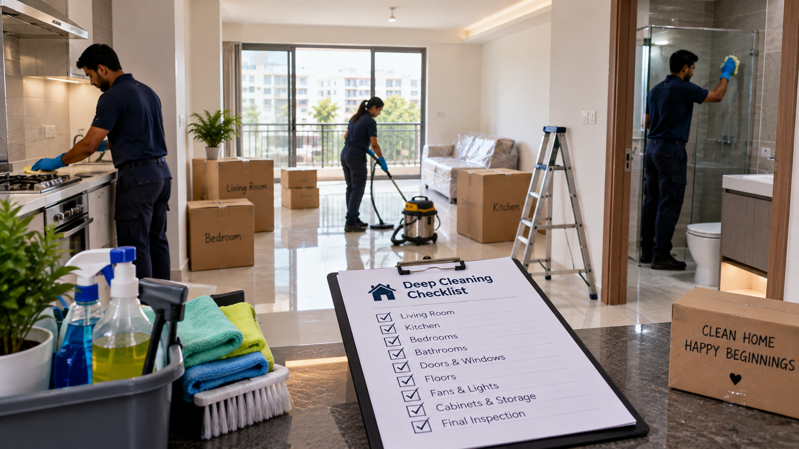 Deep Cleaning Before Moving In: A Room-by-Room Professional Checklist