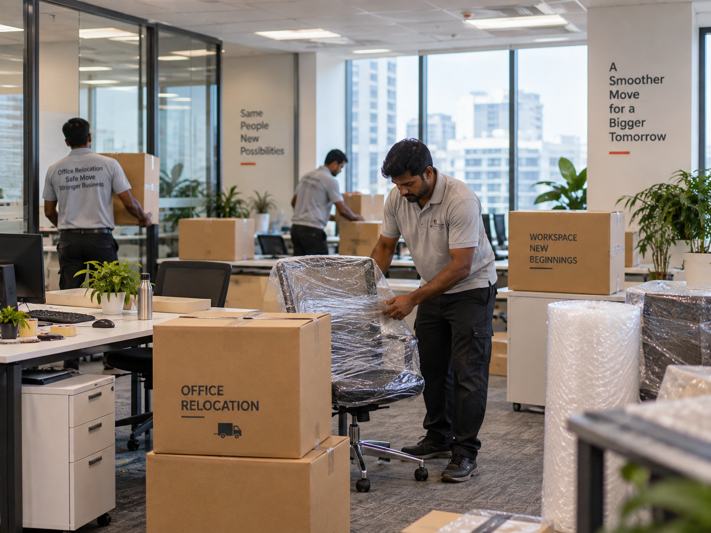 Office/Corporate Relocation service by Shree Ram Packers and Movers