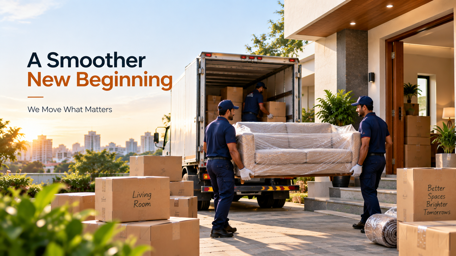 Professional packing and moving service